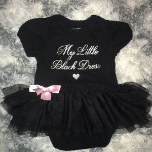 EUC Baby Girl My Little Black Tutu Dress